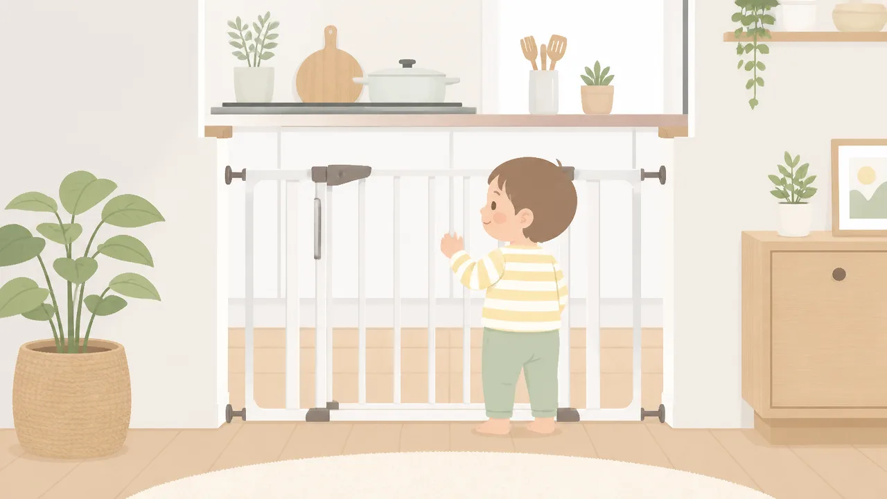 キッチンのベビーゲートは何歳まで？外す目安と安全対策