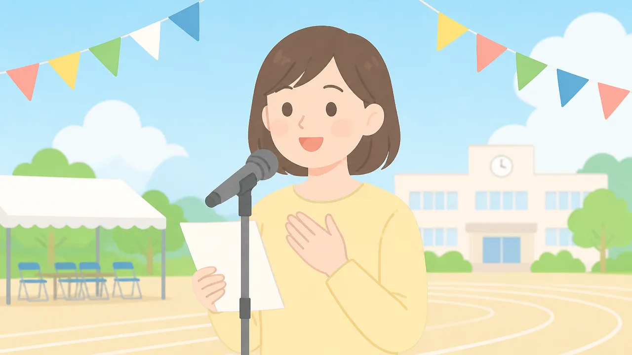 運動会の挨拶に使えるカンペ例文集|立場別の作り方も紹介
