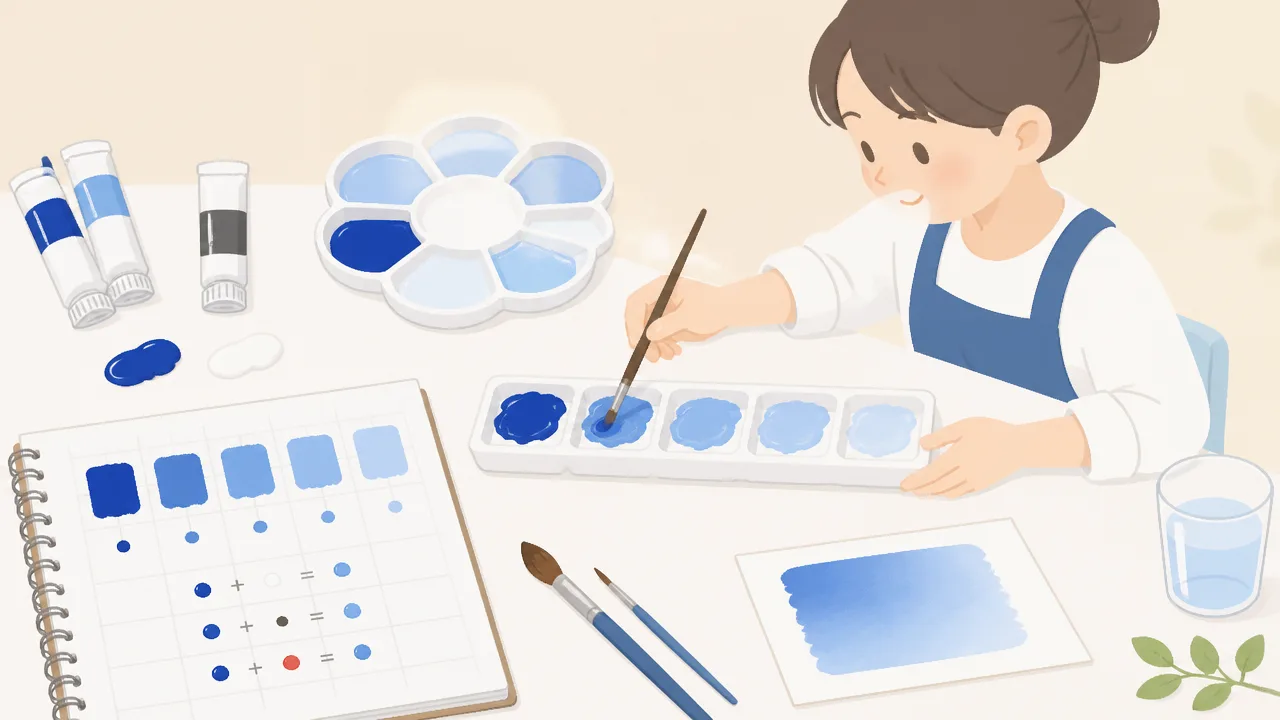 青色を作るには？絵の具・光・印刷別の作り方と色調整のコツ
