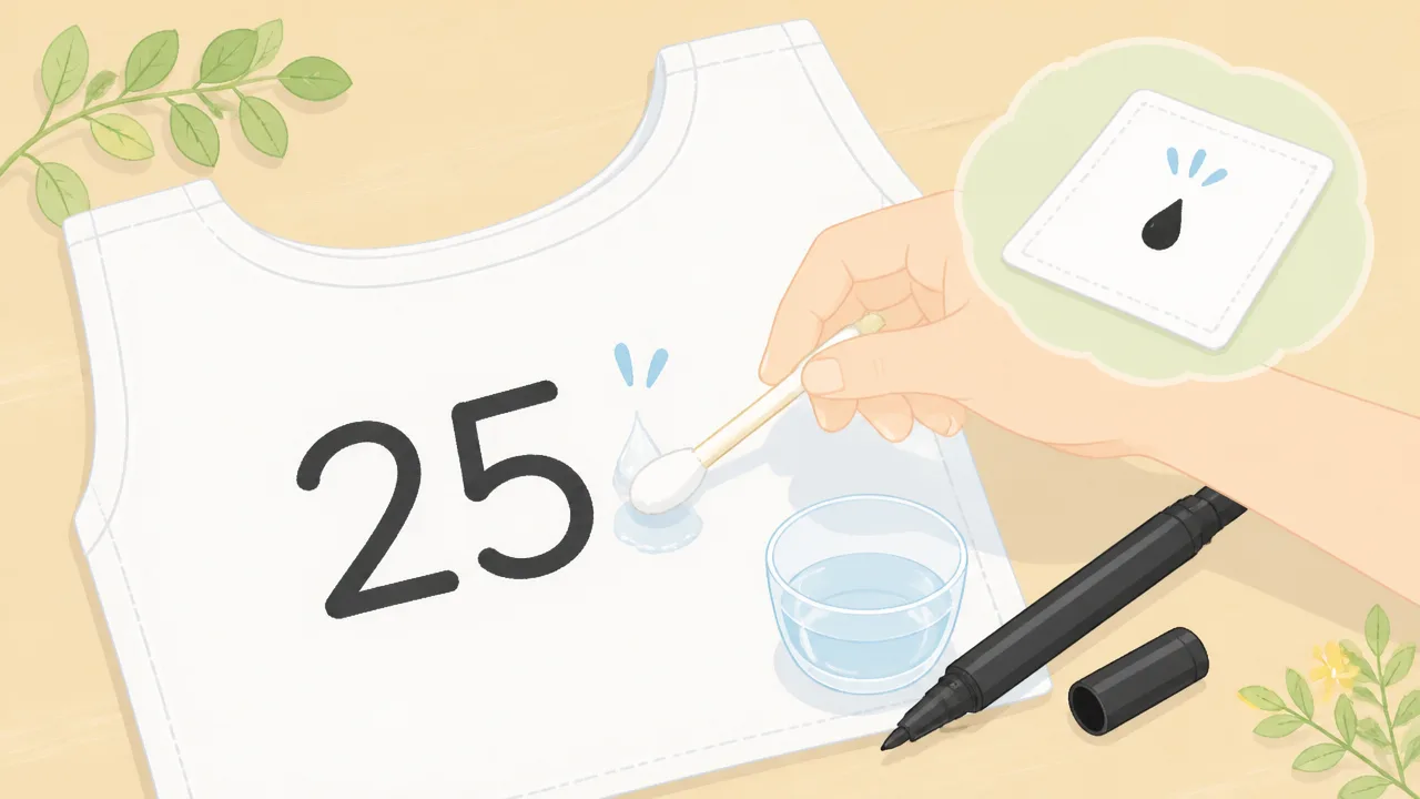 ゼッケンがにじまない方法は？油性ペンの選び方ときれいに書くコツ