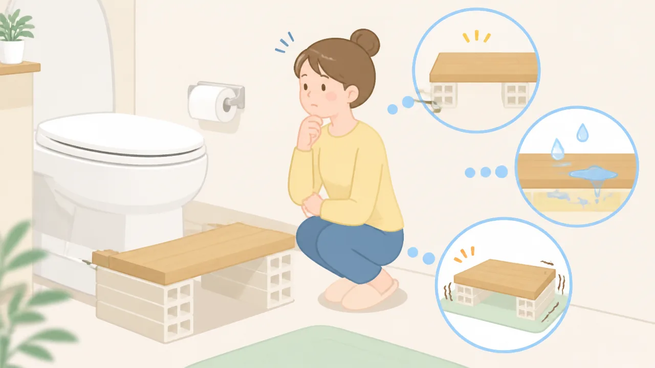 トイレ踏み台の高さが足りない原因は?選び方と調整のコツ