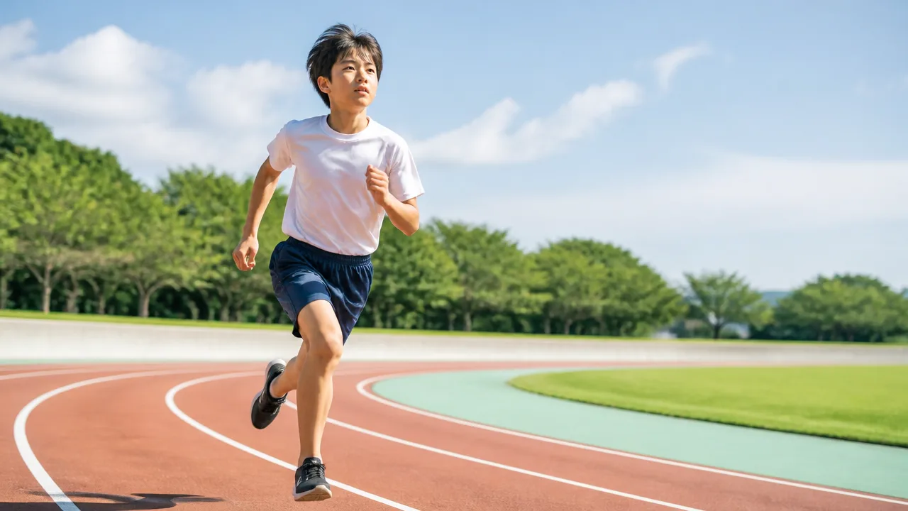 徒競走のアウトコースを上手に走るコツ|カーブで差を縮める方法